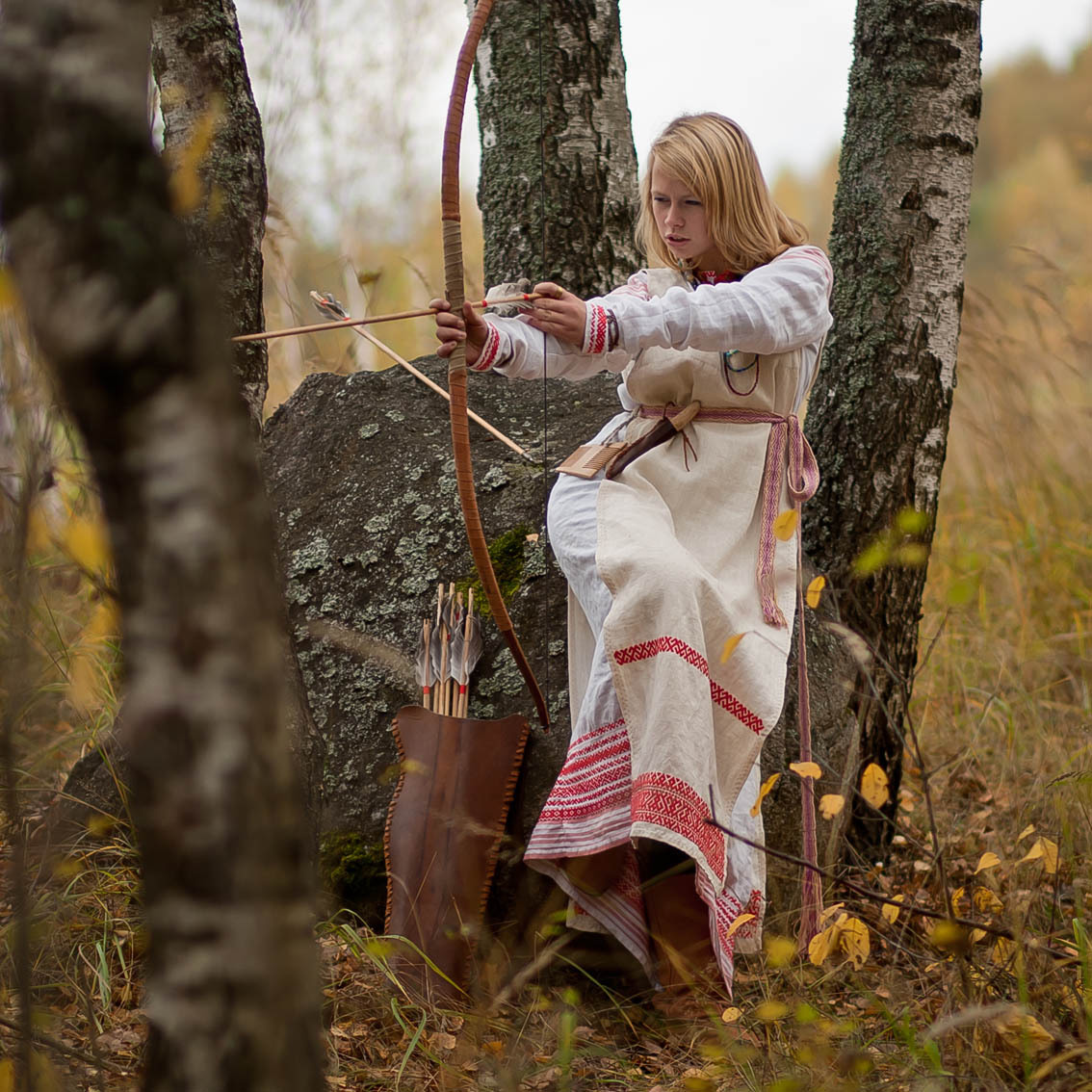Sexy photo Girls in Slavic costumes in Oslo